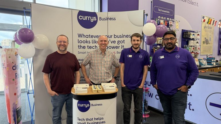 Currys Business Huddersfield Hub, with Sunny Kang, Business Customer Manager pictured (right)
