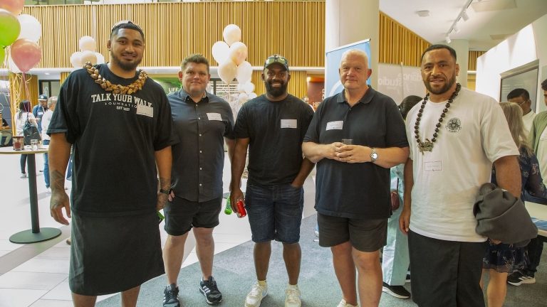 Leeds rugby coach Bob Hood (second from right) is a finalist at the Hope Awards 2026