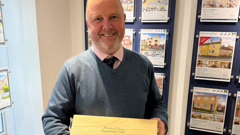 Nick Alcock, who heads up Dacre Son & Hartley’s Knaresborough office.